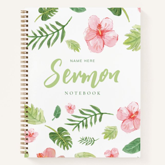 Modern Sermon Notebook (Front)