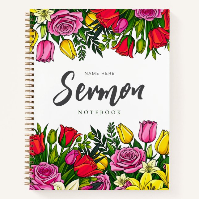 Modern Sermon Notebook (Front)