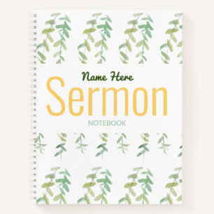 Modern Sermon Notebook