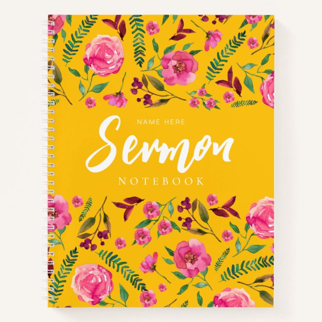 Modern Sermon Notebook (Front)