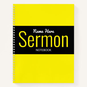 Modern Sermon Notebook