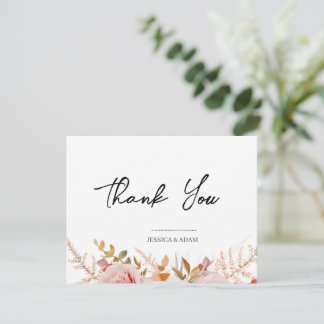 Modern set 11 Thank you card