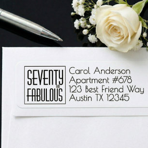 Modern Seventy and Fabulous 70th Birthday Party