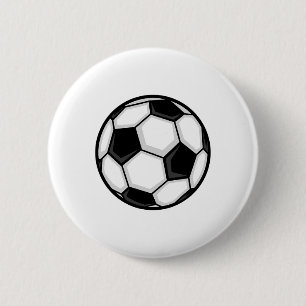 Modern Shaded Soccer Ll  2 Inch Round Button