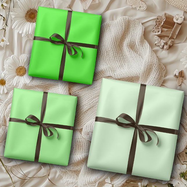 Modern Shades Neon Green Wrapping Paper Sheet (Creator Uploaded)