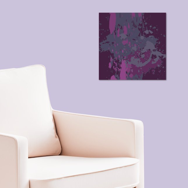 Modern Shades of Purple Vector Paint Splatter Poster (Modern Shades of Purple Vector Paint Splatter Poster)