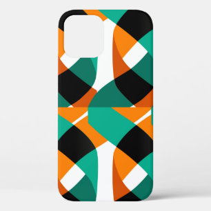 Modern shapes and geometric seamless pattern in sc iPhone 12 case