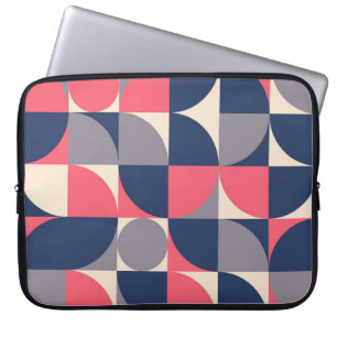 Modern shapes and geometric seamless pattern in sc laptop sleeve