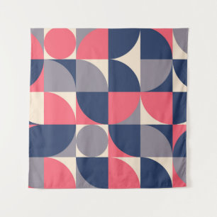 Modern shapes and geometric seamless pattern in sc tapestry