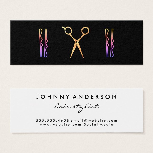 Modern Shears / Hair Pins Appointment (Front & Back)