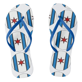 Modern Shield Flip Flops