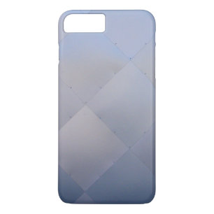 Modern Shiny Chequered Metal Blue Case-Mate iPhone Case
