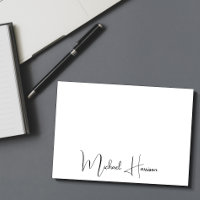 Modern Signature Script Monogrammed