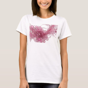 Modern Silver ABSTRACT ART Design T-Shirt