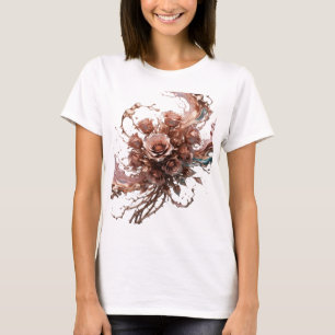 Modern Silver CHOCOLATE ROSES Custom Tee