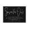 Modern Silver Foil Script Save The Date