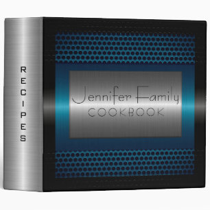 Modern Silver Stainless Steel Look Binder