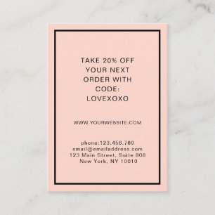 Modern, simpel  Discount Card