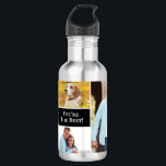 Modern Simple 4 photo collage You're the best  532 Ml Water Bottle<br><div class="desc">Celebrate someone special with this modern, simple 4-photo collage custom water bottle, featuring the heartfelt message "You're the Best." Personalize this sleek and functional water bottle with your favourite photos, making it a perfect gift for any occasion—whether it's for a birthday, or a thoughtful just because gift. The stylish design...</div>