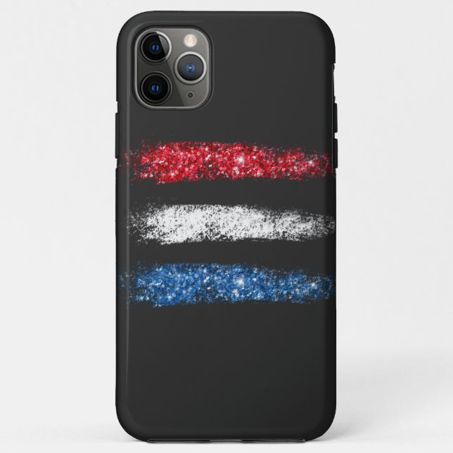*~* Modern Simple - Abstract American Flag Case-Mate iPhone Case (Back)
