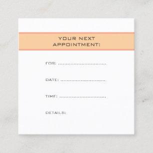 Modern Simple Appointment Reminder Template