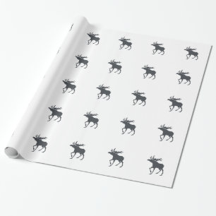 Modern, Simple & Beautiful Hand Drawn Deer Wrapping Paper