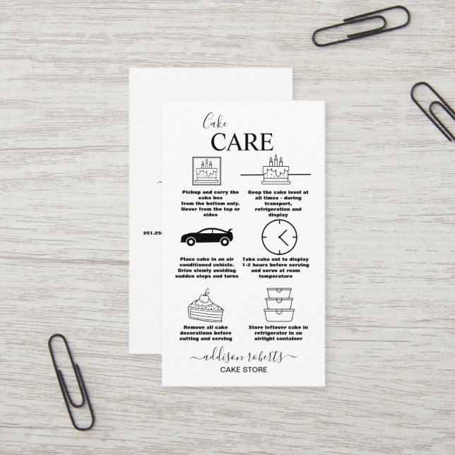Modern Simple Black and White Business Business Card (Front/Back In Situ)