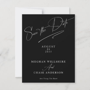 Modern Simple Black & White Invitation