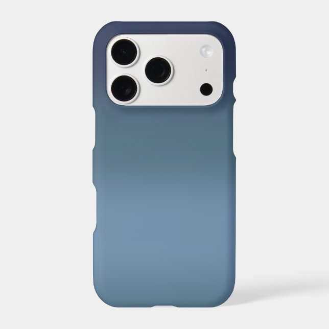 Modern Simple Blue navy Gradient Colour (Back)