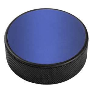 Modern Simple Blue navy Gradient Colour Hockey Puck
