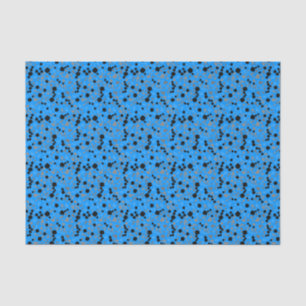Modern Simple Blue Terrazzo Tissue Paper