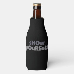 Modern, simple, bold, urban design Show Yourself Bottle Cooler