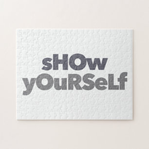 Modern, simple, bold, urban design Show Yourself Jigsaw Puzzle