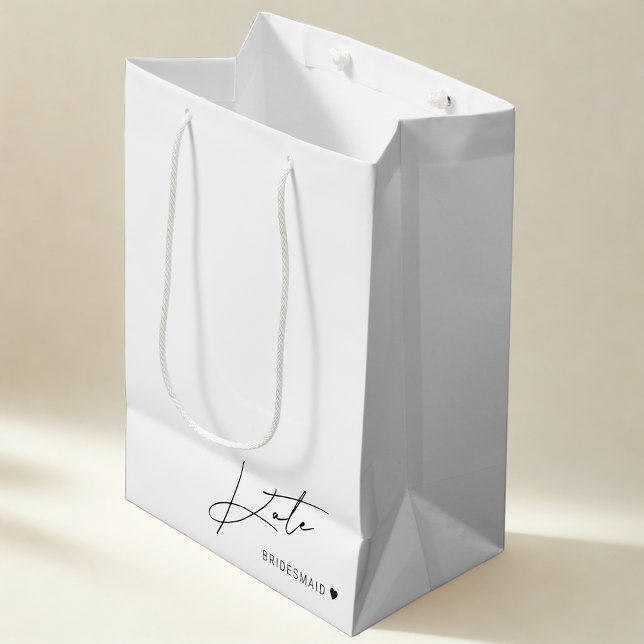 Modern Simple Bridesmaid Proposal Gift Bag (Creator Uploaded)