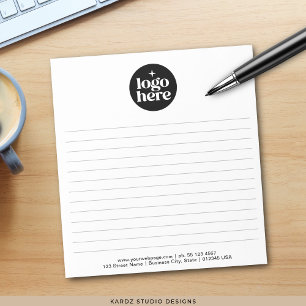 Modern Simple Business Logo Notepad