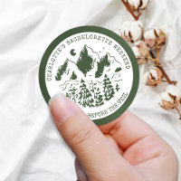 Modern Simple Camping Weekend Bachelorette Party