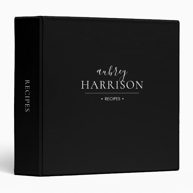 Modern Simple Chic Binder (Front/Spine)