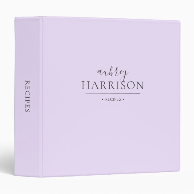 Modern Simple Chic Binder (Front/Spine)