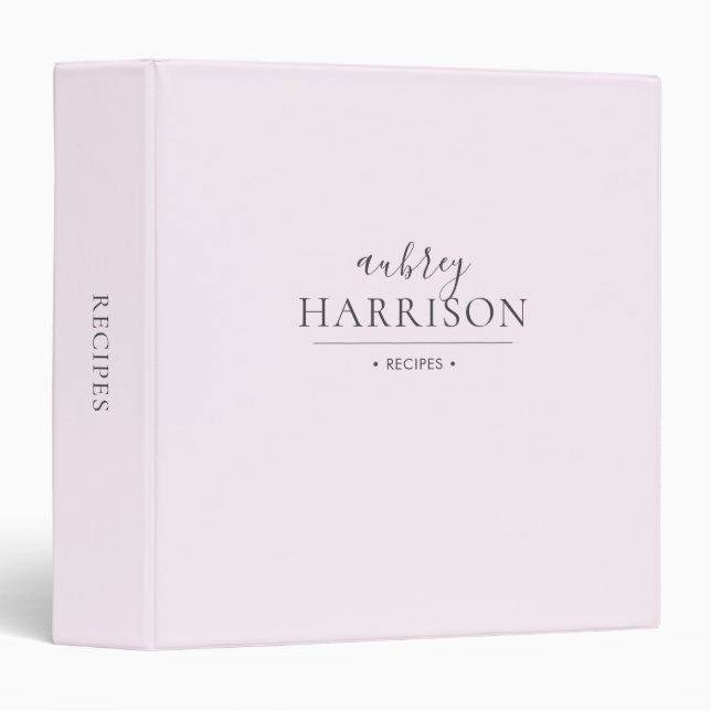 Modern Simple Chic Binder (Front/Spine)