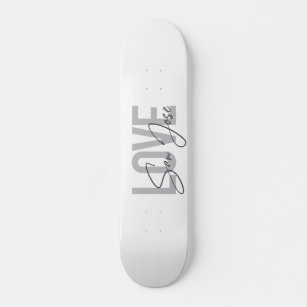 Modern, simple, chic, cool design Love San Jose Skateboard