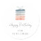 Modern Simple Chic Happy Birthday Greeting