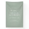 Modern Simple Chic Sage Green Wedding Welcome