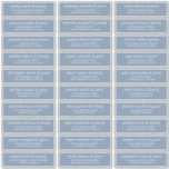 Modern Simple Chic Wedding Guest Names Address<br><div class="desc">Composed of simple sans serif and modern serif typography. These elements are simple,  elegant,  and modern. This has 30 stickers. 
 
 This is designed by White Paper Birch Co. exclusive for Zazzle.
 
 Available here:
 http://www.zazzle.com/store/whitepaperbirch</div>