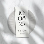 Modern Simple Chic Wedding Save The Date<br><div class="desc">Modern wedding save the date featuring elegant chic design and minimalist style.</div>