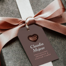 Modern Simple Chocolate Baker Brown 