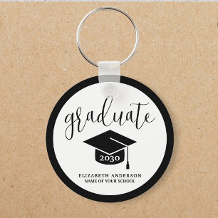 Modern Simple Class of 2023 Graduate Graduation Keychain