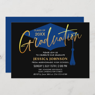 Modern Simple Class of 2024  Graduation Party Invitation