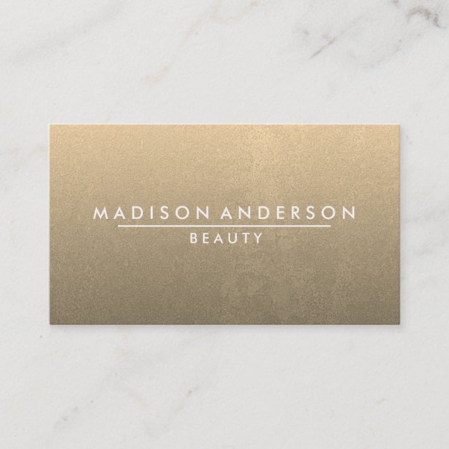 Modern Simple & Classic Beauty Pink Business Card (Front)