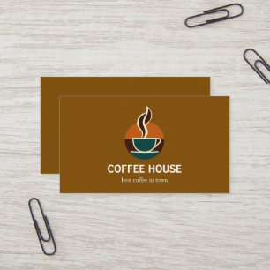 Modern Simple Coffee Shop business Card