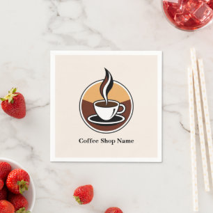 Modern Simple Coffee Shop professional  shop Napkin